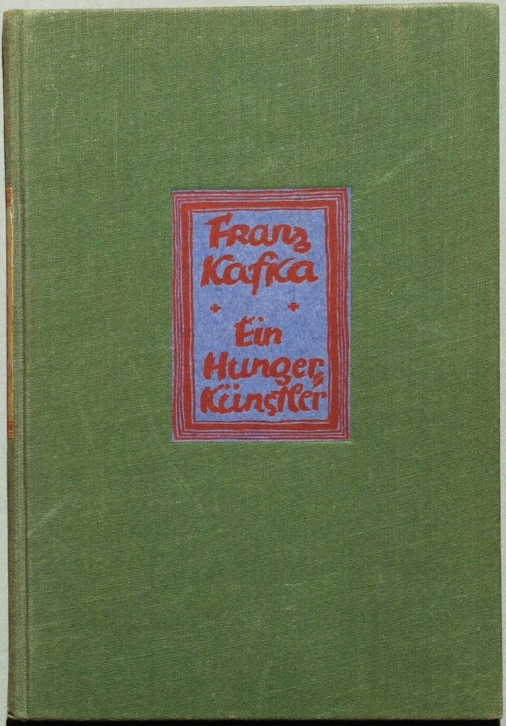Kafka’nın Ein Hungerkünstler (Açlık Sanatçısı) kitabının 1924 tarihli ilk baskısı